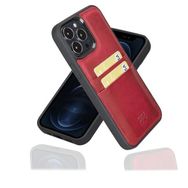 Bouletta FXCP V4EF Apple iPhone 13 Pro Max Deri Taba Cep Telefonu Arka Kapak