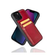 Bouletta FXCP V4EF Apple iPhone 14 Uyumlu Deri Taba Cep Telefonu Arka Kapak