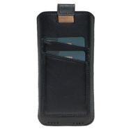 Bouletta MCCC RST1 Siyah Samsung Galaxy S20 Plus Uyumlu Deri Kartlıklı Kese Kılıf