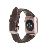 Bouletta NM4-AS4 Apple Watch 42-44-45 mm Kahve Uyumlu Deri Kordon