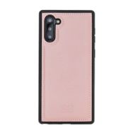 Bouletta NU2 Pembe Samsung Galaxy Note 10 Uyumlu Deri Arka Kapak