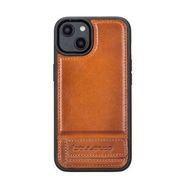 Bouletta RST2EF Apple iPhone 14 Uyumlu Deri Standlı Taba Cep Telefonu Arka Kapak