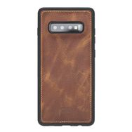 Bouletta TN11 Taba Samsung Galaxy S10 Uyumlu Deri Arka Kapak