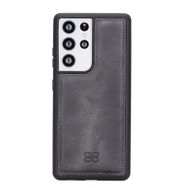Bouletta TN18EF Gri Apple iPhone 11 Pro Max Uyumlu Deri Arka Kapak