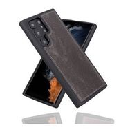 Bouletta TN18EF Gri Samsung Galaxy S22 Ultra Uyumlu Deri Arka Kapak
