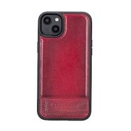 Bouletta V4EF Apple iPhone 14 Plus Deri Standlı Taba Cep Telefonu Arka Kapak