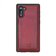 Bouletta V4EF Kırmızı Samsung Galaxy Note 10 Uyumlu Deri Arka Kapak