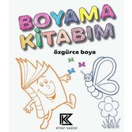 Boyama Kitabım - Özgürce Boya - Kitap Vadisi Yayınları