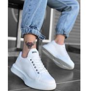 BPM BA0161 Bağcıklı Beyaz Erkek Spor Ayakkabı