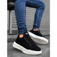 BPM BA0161 Bağcıklı Siyah Erkek Spor Ayakkabı
