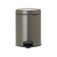 Brabantia 112683 Newicon Pedallı Platin 5 lt Çöp Kutusu