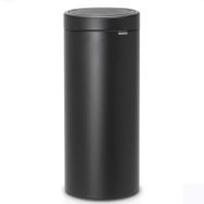 Brabantia 128967 Touch Bın New Dokunmatik Ayışığı Siyahı 30 lt Çöp Kutusu