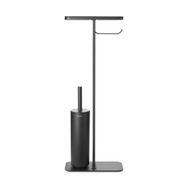 Brabantia 303043 Mindset Mineral Koyu Gri Standlı Organizer Ayaklı Tuvalet Kağıtlık + Tuvalet Fırçası