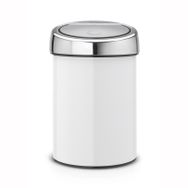 Brabantia 364488 Touch Bin Dokunmatik Beyaz 3 lt Çöp Kutusu