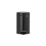 Brabantia Newicon 3 lt Matt Black Pedallı Çöp Kutusu