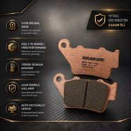 Braking Bmw F 650 GS 1999-2012 Sinterli Arka Fren Balatası