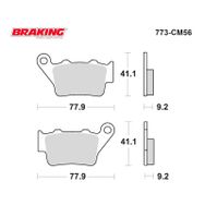 Braking Sinterli Bmw F 800 Gs Arka Fren Balatası