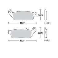 Braking Sinterli Honda Cbf 600 Ön Fren Balatası