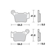 Braking Yarı Metalik Ktm 350 Exc-f Arka Fren Balatası