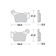 Braking Yarı Metalik Ktm 450 Exc-f Arka Fren Balatası
