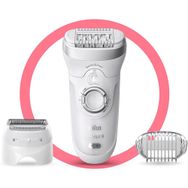 Braun 9-9705 Silk Epil Sensosmart Kablosuz Islak ve Kuru 3 Ek Parçalı İkisi Bir Arada Epilatör