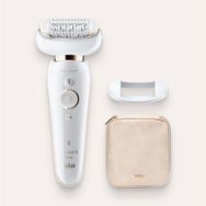 Braun 9001 Silkepil 9 Flex Kablosuz, Islak&kuru Epilatör + Seyahat Çantası