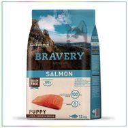 Bravery 12 kg Puppy Medium/Large Somonlu Tahılsız Yavru Köpek Maması