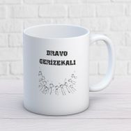 Bravo Gerizekalı İki Tarafı Baskılı Kupa