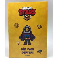 Brawl Star A5 Tel Dikiş Karton 60 Yaprak Kareli Defter