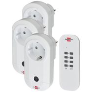 Brennenstuhl Comfort Line Uzaktan Kumandalı 3 Adet Tekli Priz