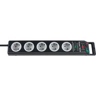 Brennenstuhl Super-Solid Surge Protection 13.500 A 5 Adet Siyah Priz