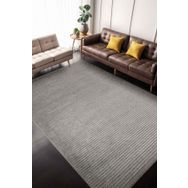 BrillaHome Leona LN0101 100x200 cm Gri Kaymaz Taban Şönil Dokuma Halı