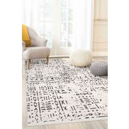 BrillaHome Sierra-2 80x200 cm Beyaz Kaymaz Şönil Taban Halı