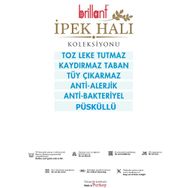 Brillant HJ11616.803 Kardelen Leke Tutmaz İpek Püsküllü 130x190 cm Halı