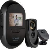 Brinno Shc 1000 W - Akıllı Ev Güvenlik Sistemi Duo Ön Kapı Gözetleme Deliği Kamerası