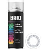 Brio Akrilik Beyaz Mat B9010M 400 ml Sprey Boya