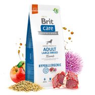 Brit Care 12 kg Adult Large Breed, Yetişkin Köpekler İçin Tek Proteinli Hipoalerjenik Kuzu Etli Kuru Mama