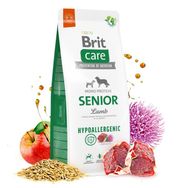 Brit Care 3 kg Senior Yaşlı Köpekler İçin Tek Proteinli Hipoalerjenik Kuzu Etli Kuru Mama