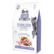 Brit Care 7 kg Hipoalerjenik Sterilized Ördek ve Hindili Tahılsız Kısırlaştırımış Kedi Maması
