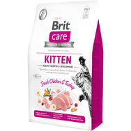 Brit Care 7 kg Kitten Taze Tavuk ve Hindili Tahılsız Yavru Kedi Hipoalerjenik Sağlıklı Büyüme ve Gelişim Kuru Kedi Maması