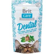 Brit Care Dental Biberiye Fesleğen Kekikli Granül 50 gr Yetişkin Kedi Ödülü