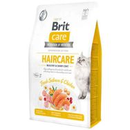 Brit Care Haircare Somon Tavuk Deri ve Tüy Sağlığı Tahılsız 7 kg Kedi Maması