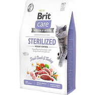 Brit Care Hipoalerjenik Kilo Kontrolü Ördekli Tahılsız 2 kg Kısırlaştırılmış Kedi Maması