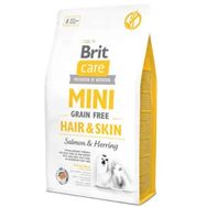 Brit Care Mini Hair Skin 7 kg Küçük Irk Tahılsız Köpek Maması ve Temizlik Mendili