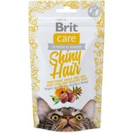 Brit Care Shiny Hair 50 gr Somonlu Tüy Sağlığı İçin Kedi Ödülü