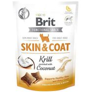Brit Snack Skin Coat 150 gr Kril Hindistan Cevizi Deri ve Tüy Sağlığı Tahılsız Köpek Ödülü