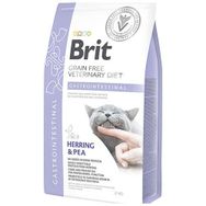Brit Veterinary Diets Gastrointestinal Tahılsız Ringa Balıklı 2 kg Kedi Maması + Temizlik Mendili
