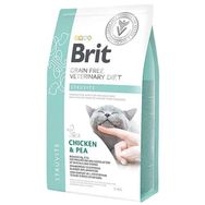 Brit Veterinary Diets Struvite Tahılsız Tavuk Bezelye 2 kg Kedi Maması + Temizlik Mendili
