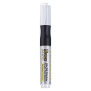 Brons 4 mm Yuvarlak Uç Beyaz Akrilik Marker