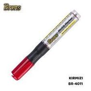Brons BR-4011 Kırmızı Akrilik Markör Kalem